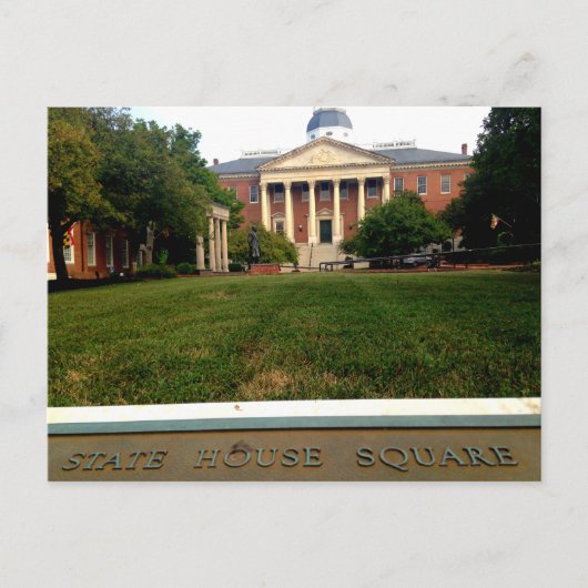 Historical Downtown Annapolis Maryland Postkarte (Vorderseite)