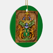 Historical Dutch Van Westervelt Crest Keramik Ornament (Rechts)