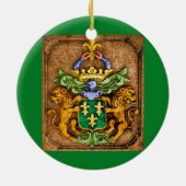 Historical Dutch Van Westervelt Crest Keramik Ornament (Hinten)