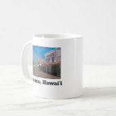 Historical Hawaii Plantation Town Honomu Nostalgic Kaffeetasse (Vorderseite Links)