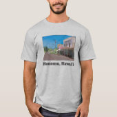 Historical Hawaii Plantation Town Honomu Nostalgic T-Shirt (Vorderseite)