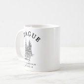 Historical Landscape of Prague, Czech Republic Kaffeetasse (Vorderseite Links)