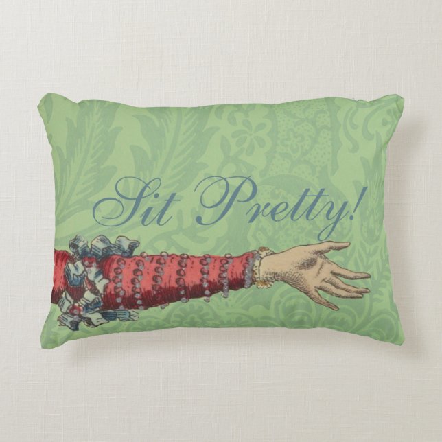 Historical Romance Manicule Pretty Accent Pillow Dekokissen (Vorderseite)