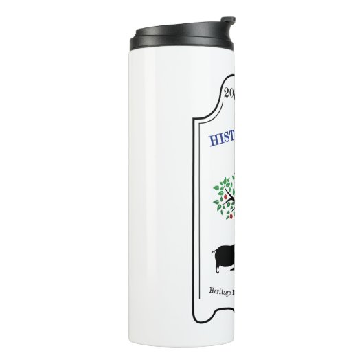 Historie Acres Reiseschwärmer Thermosbecher (Nach links gedreht)