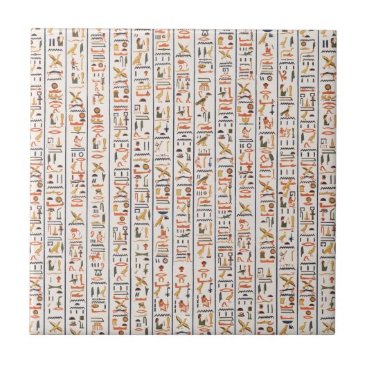 Historie alter Schriftzeichen Fliese (Vorderseite)