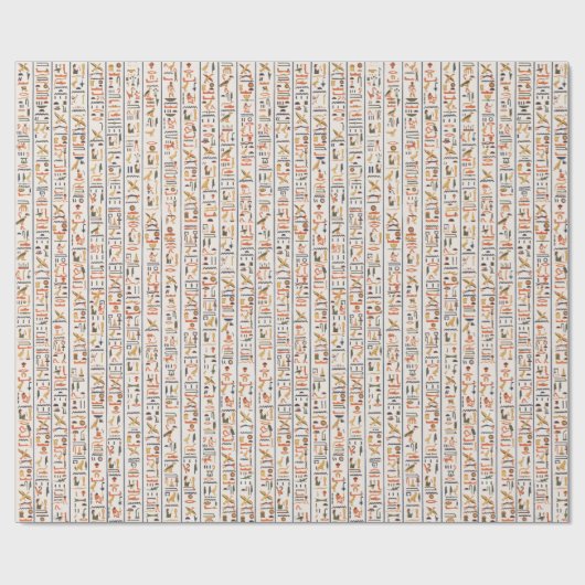 Historie alter Schriftzeichen Geschenkpapier (Flach)