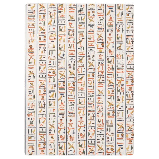 Historie alter Schriftzeichen Klemmbrett (Rückseite)