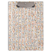 Historie alter Schriftzeichen Klemmbrett (Vorderseite)