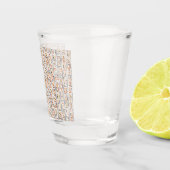 Historie alter Schriftzeichen Schnapsglas (Rechts)