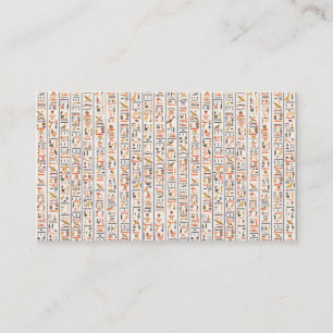 Historie alter Schriftzeichen Visitenkarte