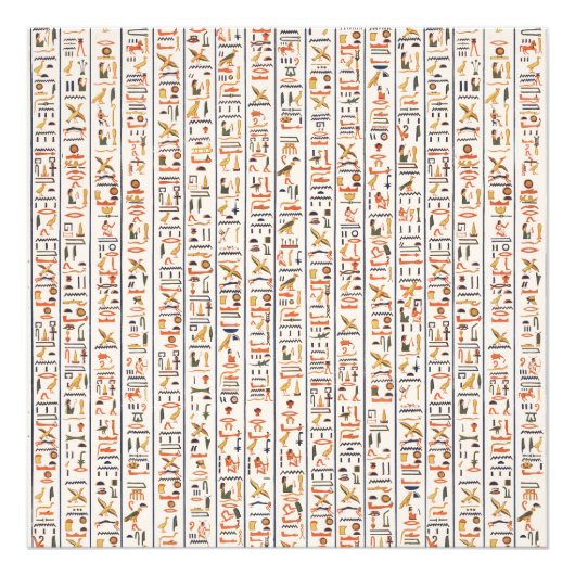 Historie uralter Schriftzeichen Fotodruck (Vorne)