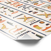 Historie uralter Schriftzeichen Fotodruck (Ecke)