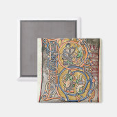 Historiierte erste 'B' mit König David Magnet (Vorderseite/Rückseite)