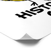 Historiker Chick Poster (Ecke)