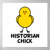 Historiker Chick Poster (Vorne)