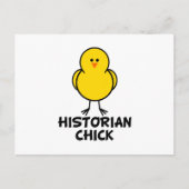 Historiker Chick Postkarte (Vorderseite)