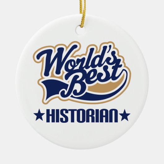 Historiker-Geschenk-Verzierung Keramik Ornament (Vorne)