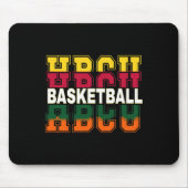 Historisch Black Uni University Basketball P Mousepad (Vorne)