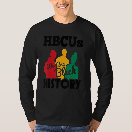 Historisch Black Uni University Hbcu Black H T-Shirt (Vorderseite)
