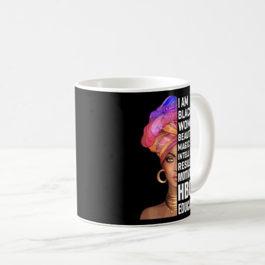 Historisch Black Uni University Student Hbcu Kaffeetasse (VorderseiteRechts)