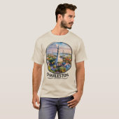 Historisch Charleston South Carolina Artistic T-Shirt (Vorne ganz)