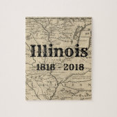 Historisch Illinois Bicentennial Puzzle (Vertikal)