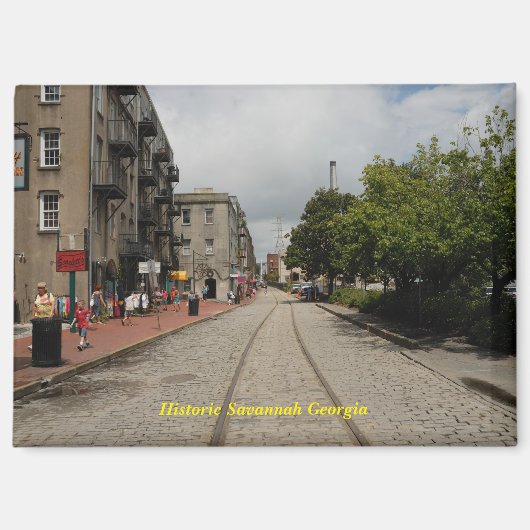 Historisch Savannah Georgia Magnet (Vorderseite)