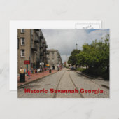 Historisch Savannah Georgia Postkarte (Vorne/Hinten)
