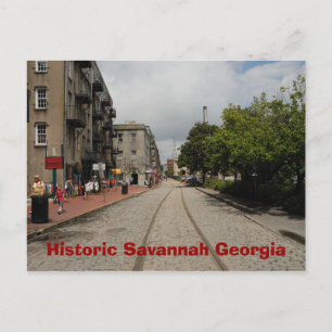 Historisch Savannah Georgia Postkarte
