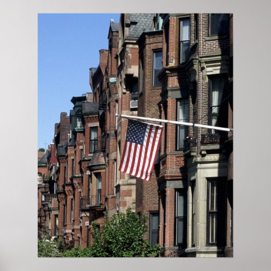 Historisch zurück Bay Area, Boston, Massachusetts Poster (Vorne)