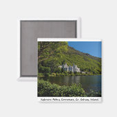 Historische Abtei Kylemore, Grafschaft Galway, Irl Magnet (Vorderseite/Rückseite)