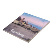 Historische Altstadt in Regensburg, Deutschland Fliese (Seite)