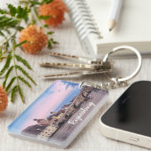 Historische Altstadt in Regensburg, Deutschland Schlüsselanhänger (Vorderseite rechts)