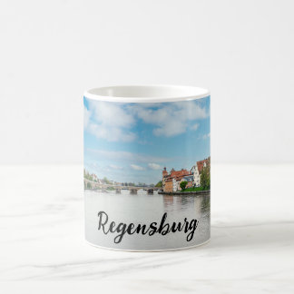 Historische Altstadt von Regensburg, Deutschland Kaffeetasse