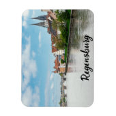Historische Altstadt von Regensburg, Deutschland Magnet (Vertikal)