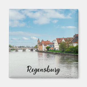 Historische Altstadt von Regensburg, Deutschland Magnet