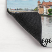 Historische Altstadt von Regensburg, Deutschland Mousepad (Ecke)