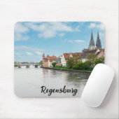 Historische Altstadt von Regensburg, Deutschland Mousepad (Mit Mouse)