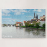 Historische Altstadt von Regensburg, Deutschland Puzzle<br><div class="desc">Panoramaaussicht auf die historische Altstadt von Regensburg... </div>