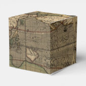 Historische Antike Vintage Weltkarte VIII Geschenkschachtel (Rückseite)