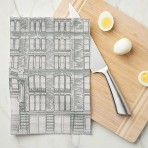 Historische Architektur, Delaware & Hudson Canal C Geschirrtuch