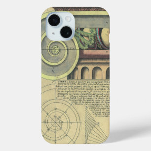 Historische Architektur; Kapitellvolute von Vignol iPhone 15 Hülle