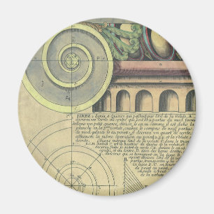 Historische Architektur; Kapitellvolute von Vignol Magnet