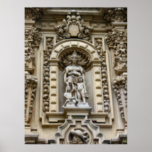 Historische Architektur von San Diego Poster