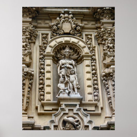 Historische Architektur von San Diego Poster (Vorne)