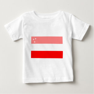 Historische Assyrian Flagge (vor WWI) Baby T-shirt