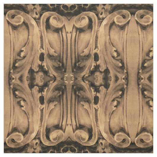 Historische Bäckerstadt, Oregon Courthouse Fabric  Stoff (Muster)