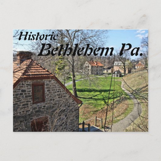 Historische Bethlehem 21 Postkarte (Vorderseite)