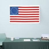 Historische Betsy Ross American Flag Banner (Messeveranstaltung)