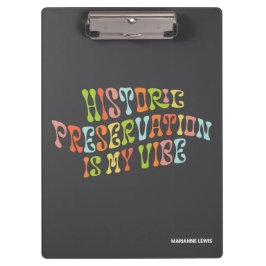 Historische Bewahrung ist My Vibe, Preservation at Klemmbrett